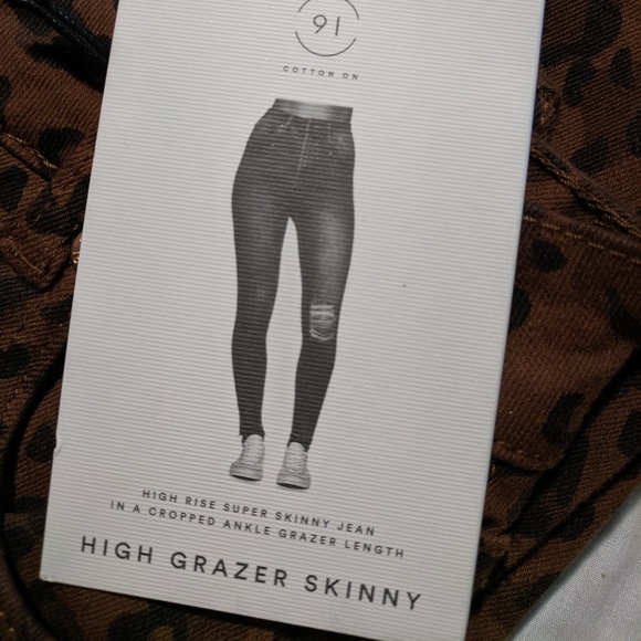 High Rise Skinny Grazer Size 6-8 - Picture 7 of 8